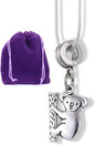 Koala Bear Necklace | Pendant Gift Koalas for Women Men Australian Souvenir and Accessories Cute Koala in a Tree Gifts