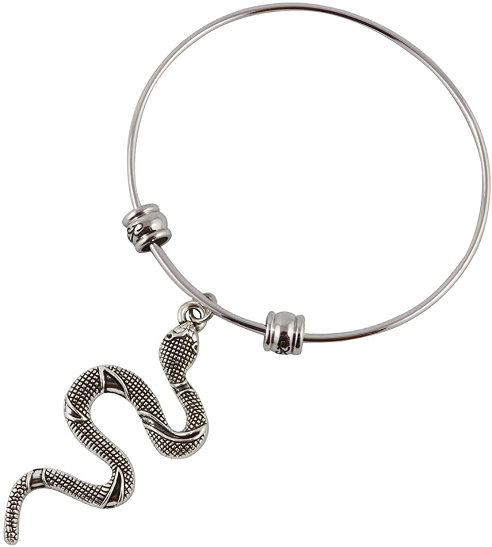 Emerald Park Jewelry Poisonous Snake Fancy Bangle