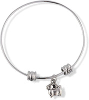 Emerald Park Jewelry Ram Mountain Goat (Cartoonish) Fancy Charm Bangle