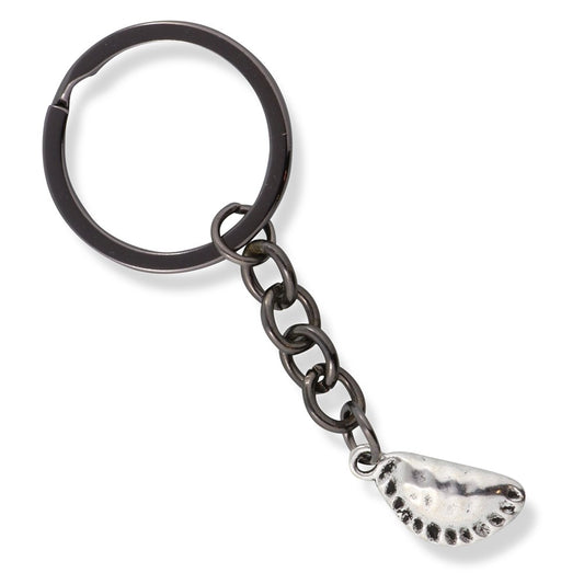 Emerald Park Jewelry Pierogi Keychain | Dumpling Perogy Ravioli Food Cooking Fancy Charm Key Ring