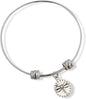 Emerald Park Jewelry Dragonfly on Circle Fancy Charm Bangle