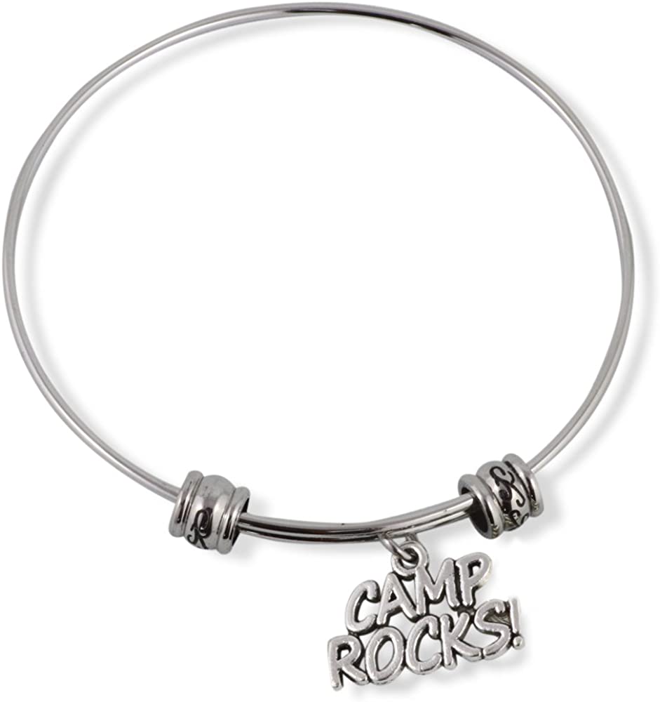 Emerald Park Jewelry Camp Rocks Fancy Charm Bangle