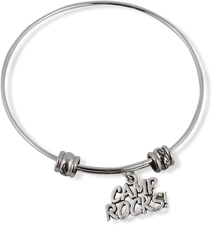 Emerald Park Jewelry Camp Rocks Fancy Charm Bangle
