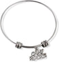 Emerald Park Jewelry Camp Rocks Fancy Charm Bangle