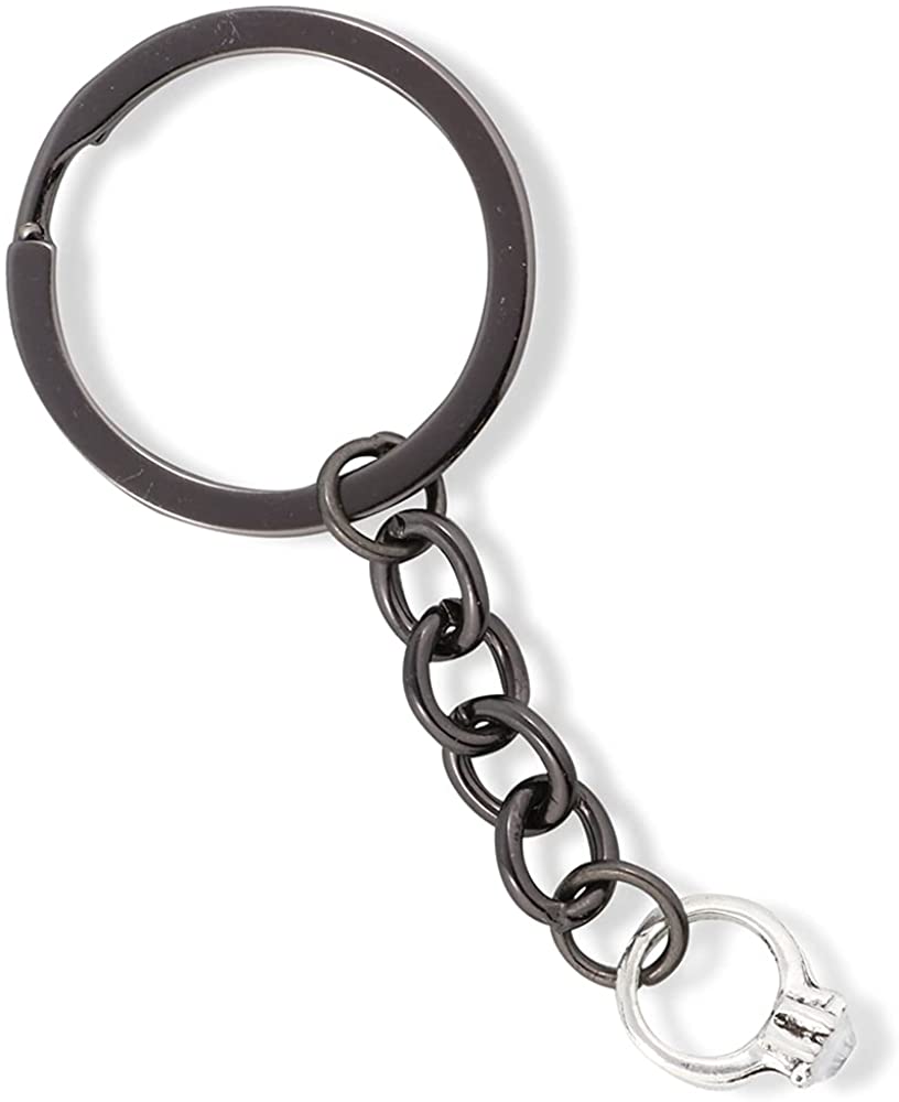 Emerald Park Jewelry Ring Engagement Charm Keychain