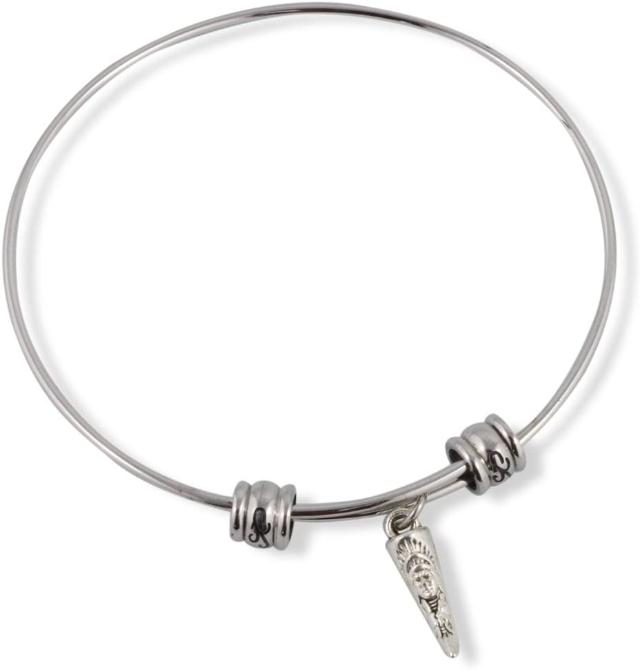 Emerald Park Jewelry Tusk with Native Carving Fancy Bangle