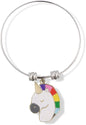 EPJ Unicorn Bracelet Bangle Jewelry Charm Stuff Unicorn Gifts for Girls Women Men Boys Accessories and Gift for Anyone