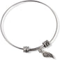 Emerald Park Jewelry Angel Wing Fancy Charm Bangle