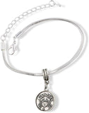 Emerald Park Jewelry Cancer Astrology Sign Snake Chain Charm Bracelet