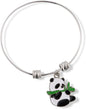 Panda Bracelet | Bangle Charm Gift for Women Men Jewelry Panda Bear Gifts Giant Stuff Accessories Baby Decor