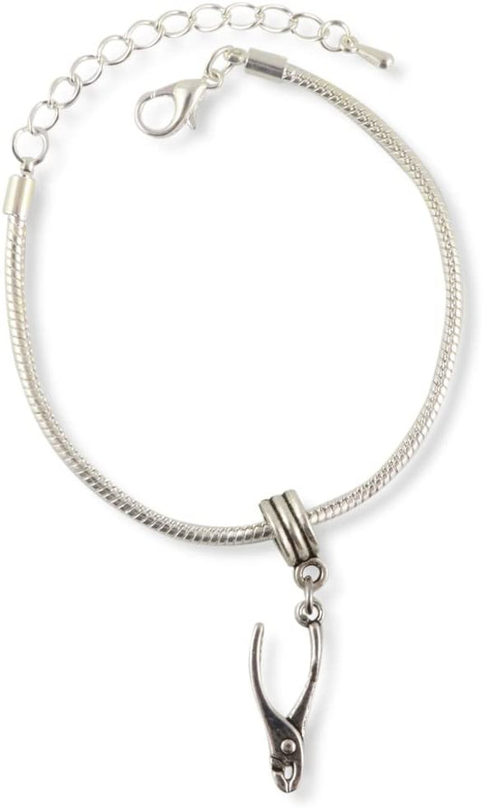Emerald Park Jewelry Plyer Tool Snake Chain Charm Bracelet