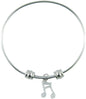 Music Note Bracelet | Music Charm Jewelry Gift for Women and Men