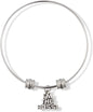 I'm The Boss Text Fancy Charm Bangle