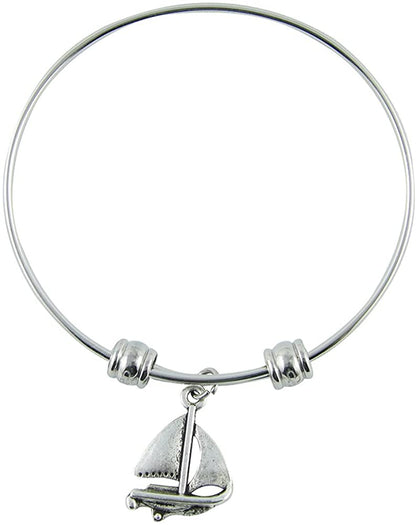Emerald Park Jewelry Sail Boat Bangle