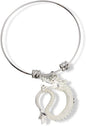 Emerald Park Jewelry Serpent Dragon Fancy Charm Bangle