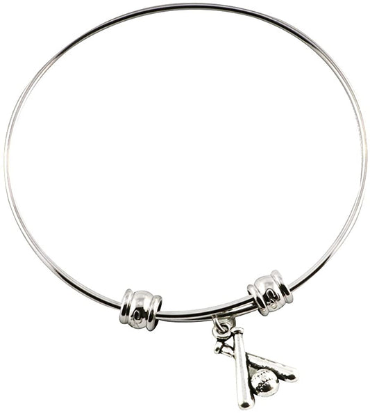 Baseball Bat and Ball Bangle