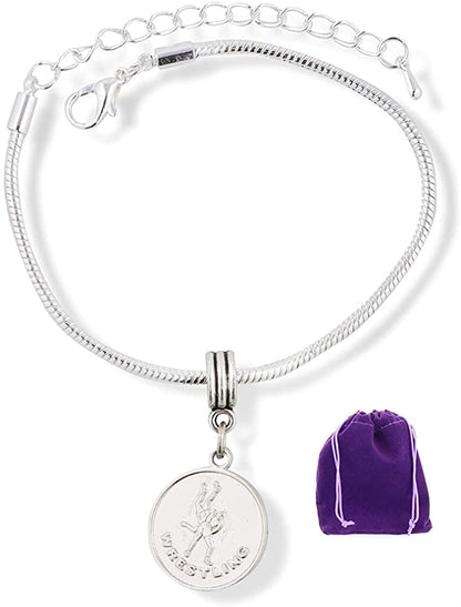 Wrestling Bracelet | Snake Chain Charm Bracelet