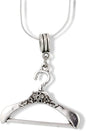Emerald Park Jewelry Fashion Clothing Hanger Charm Snake Chain Necklace