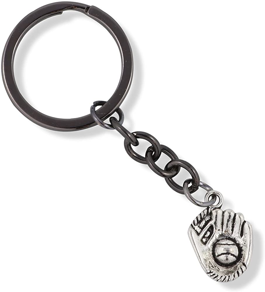 Baseball Glove Charm Keychain