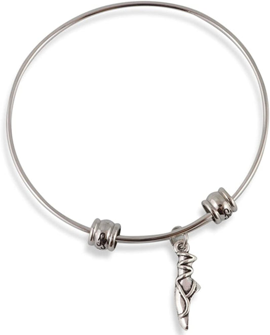 Ballerina Dancer Slipper Shoes Fancy Bangle