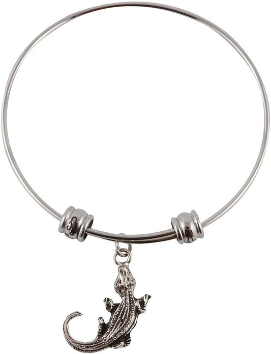 Emerald Park Jewelry Aligator Crocodile Fancy Bangle