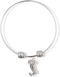EPJ Italian Bracelet Bangle Map Charm Gift for Women Men Italians Italy Country Gifts Stuff Accessories Heart Decor