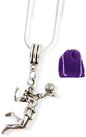 Emerald Park Jewelry Female Volleyball Player Spiking Ball Snake Chain Necklace