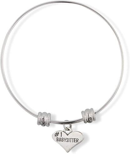 EPJ Babysitter Bracelet | #1 Baby Sitter Fancy Charm Bangle