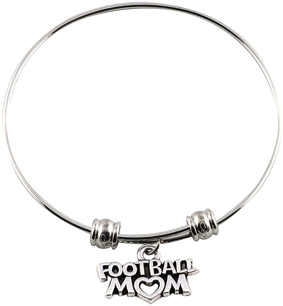 Emerald Park Jewelry Football Mom Bangle