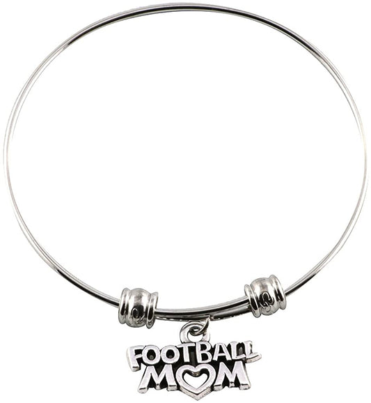 Emerald Park Jewelry Football Mom Bangle