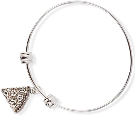 Pizza Bracelet | Slice of Pepperoni Fancy Bangle