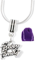Forever Family Necklace | Necklaces for Women Family or a Family Pendent Necklace that makes Great Family Jewelry for Women and A Family Pendant for Men and Great Jewelry for Mothers or Godmothers