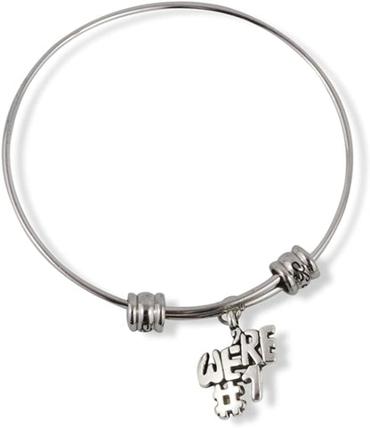 We're #1 We Are Number 1 Fancy Bangle
