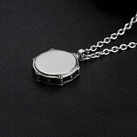 Drummer Necklace | A Stainless Steel Drum Necklace for the Best Drummer Ever and Drum Jewelry for Women a Great Gift for the Band Drummer or for Anyone that Loves Drumming