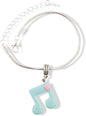 EPJ Music Note Plastic Bracelet