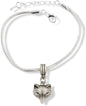 Fox Bracelet | Fox Head Snake Chain Stainless Steel Charm Bracelet