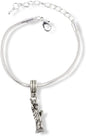 Emerald Park Jewelry Statue of Liberty Snake Chain Charm Bracelet