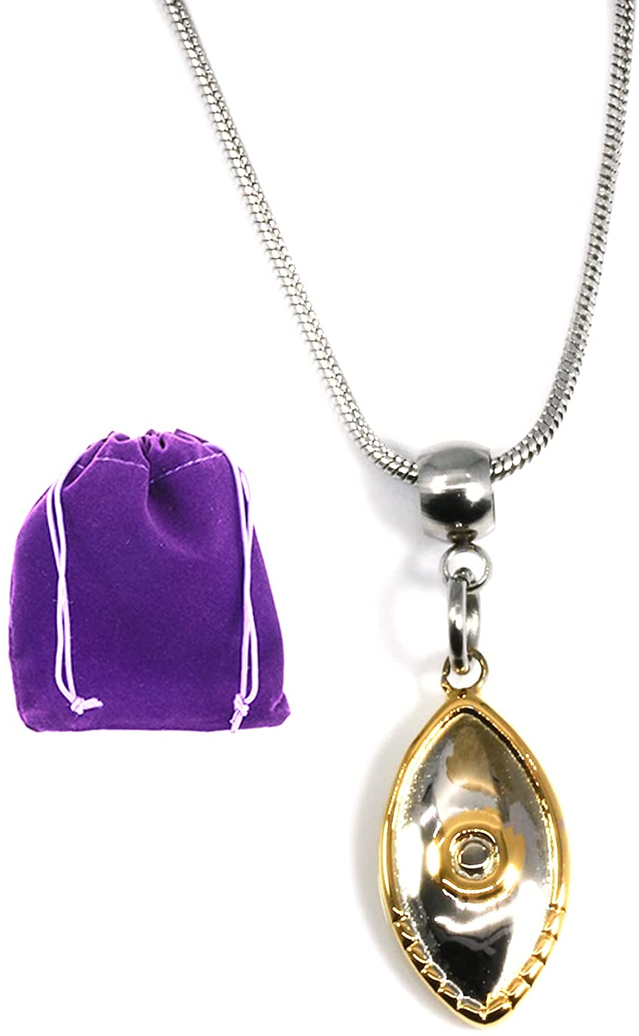 Evil Eye Jewelry | Evil Eye 100% Stainless Steel Gold and Silver Colored with Evil Eye Charms on an Evil Eye Pendant Great Protection Necklace or Protection from Evil Trendy Jewelry for Women