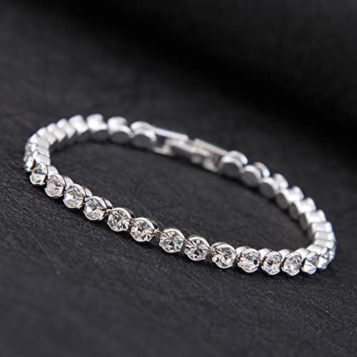 Emerald Park Jewelry Tennis Bracelet White