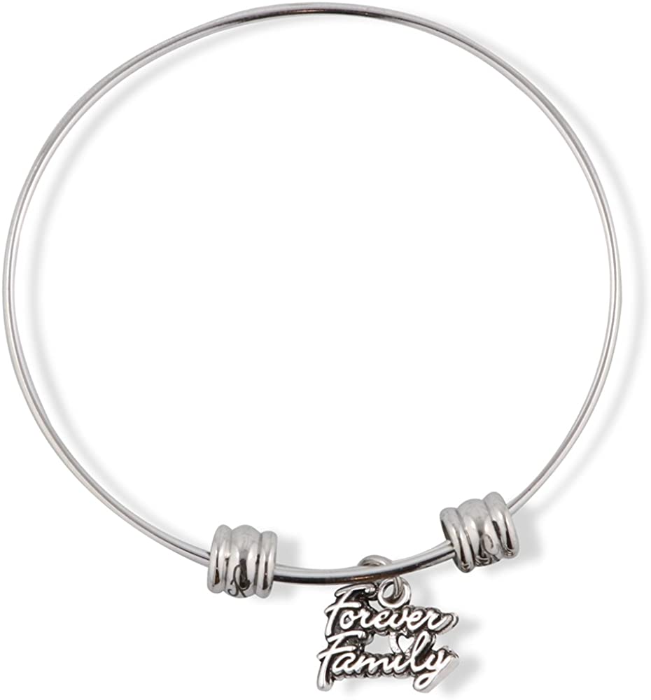 Forever Family Fancy Charm Bangle