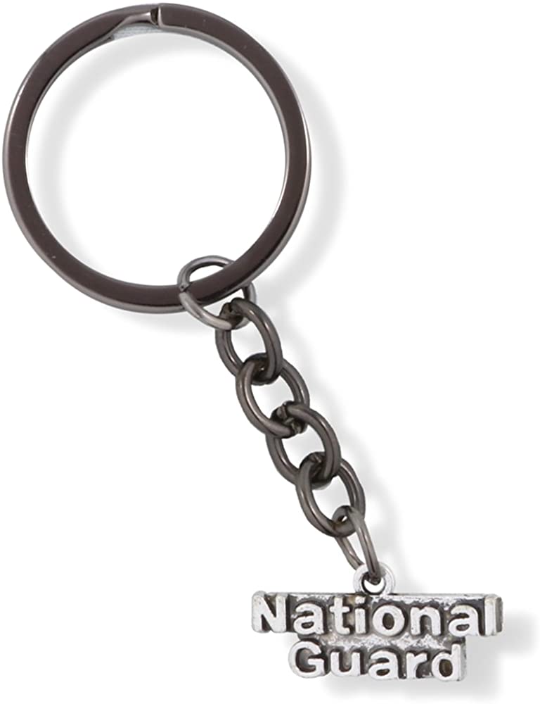 EPJ National Guard Text Charm Keychain