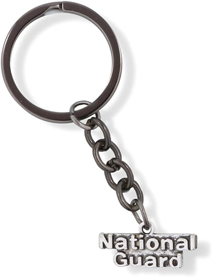 EPJ National Guard Text Charm Keychain