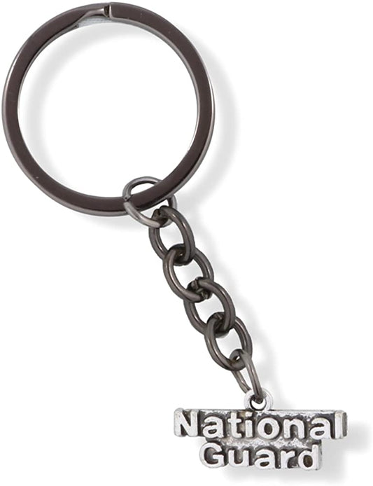 EPJ National Guard Text Charm Keychain