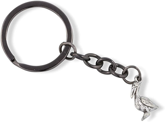 Emerald Park Jewelry Pelican Sea Bird Charm Keychain