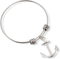 Emerald Park Jewelry Large Boat Anchor Fancy Bangle