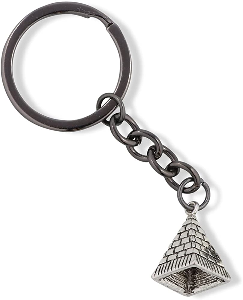 Emerald Park Jewelry Pyramid Charm Keychain