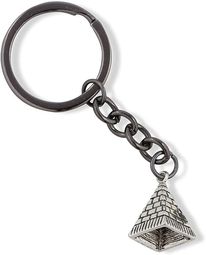 Emerald Park Jewelry Pyramid Charm Keychain