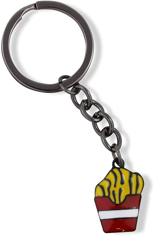 Emerald Park Jewelry French Fries Enamel Coloured Charm Keychain