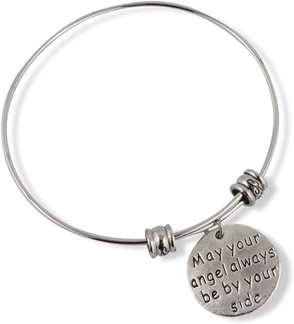Emerald Park Jewelry May Your Angel Always be by Your Side Fancy Bangle