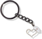 EPJ Nurse Hat on Heart Charm Keychain